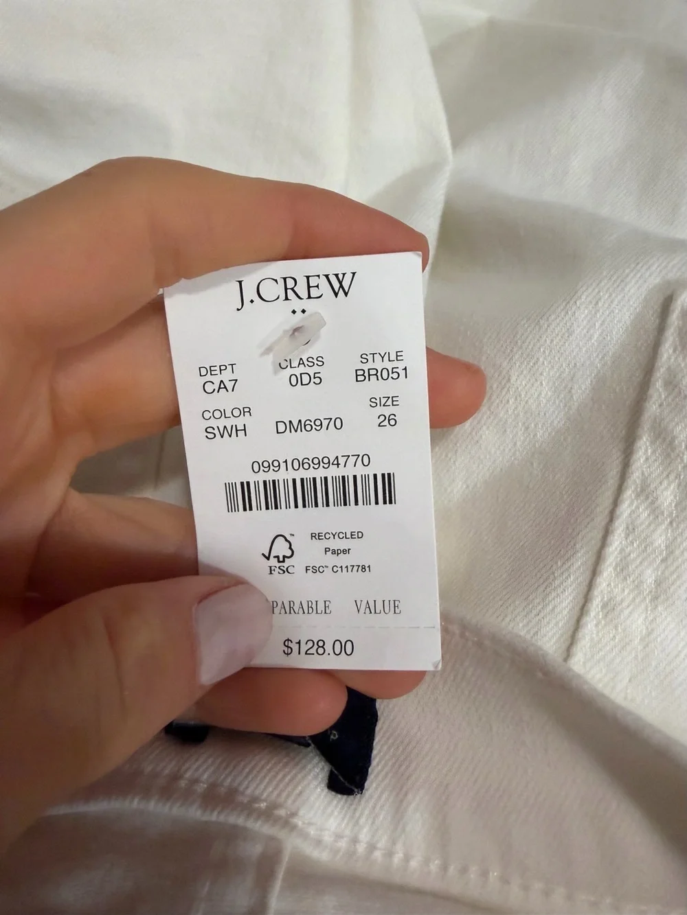 J crew wide leg jeans all day stretch ivory white